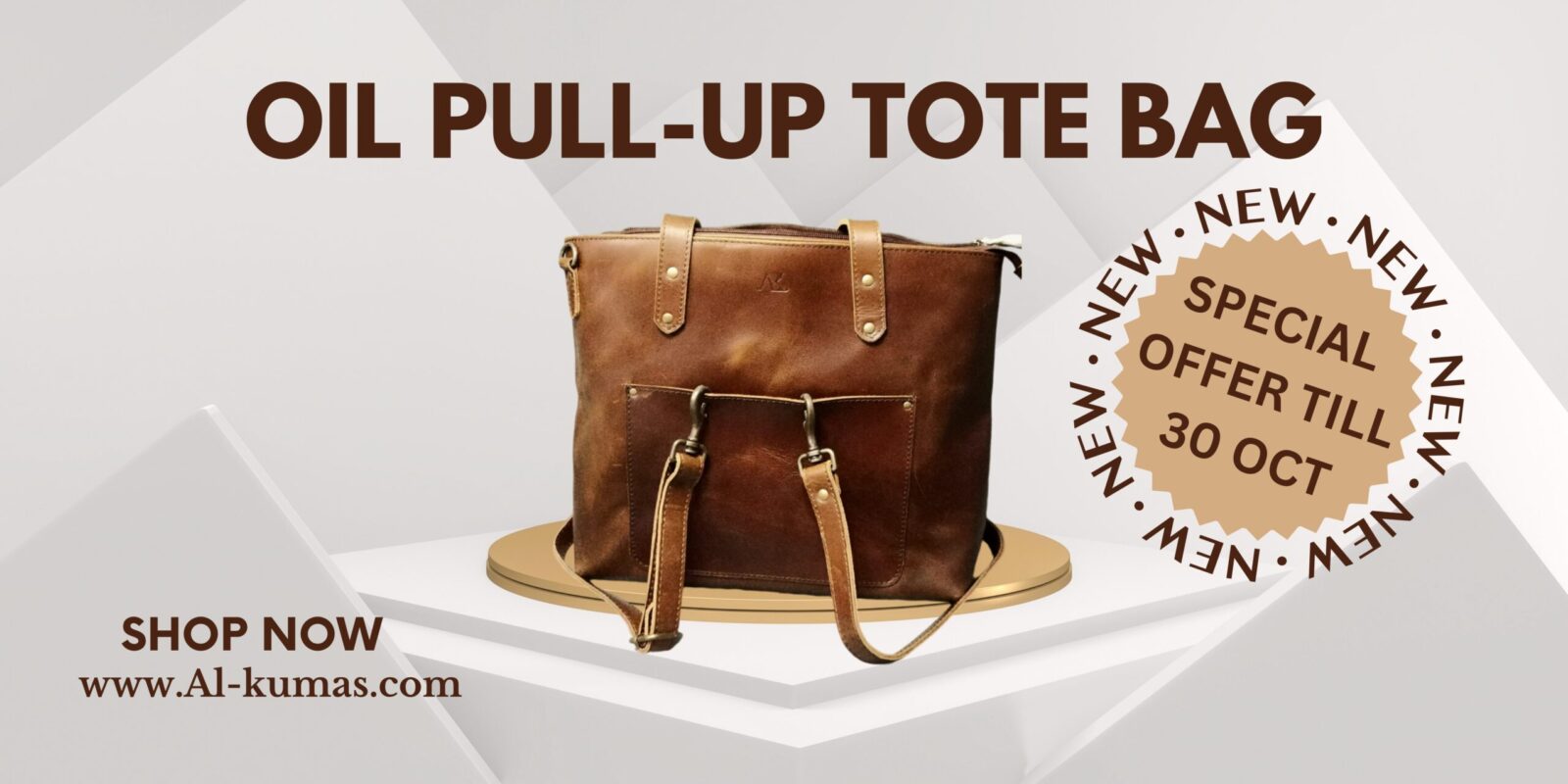 Premium Brown Leather Tote Bag for Women